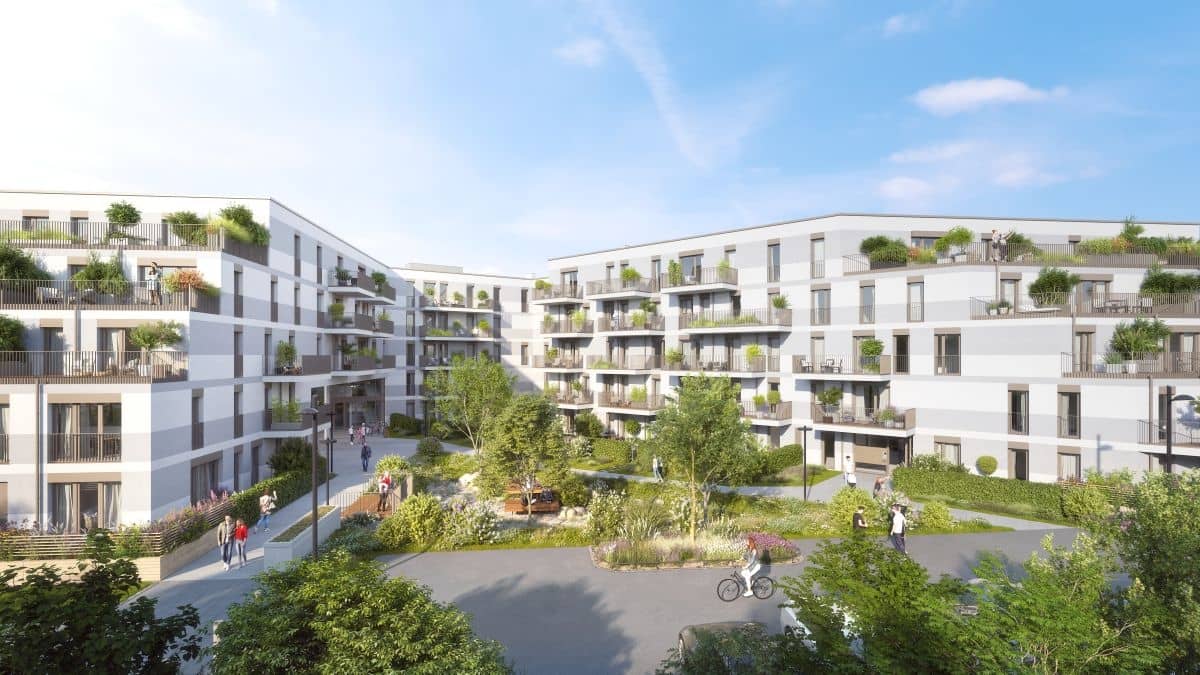 Helle Erstbezug Wohnung mit Balkon nahe Obere Alte Donau