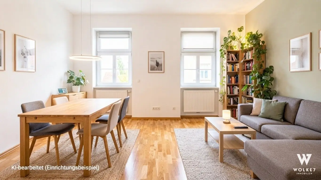 2 Zimmer Altbau | Saniert | ca. 44,19 m²