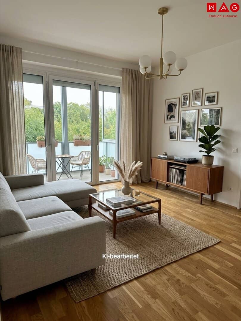 Sofort einziehen – helle 2-Zimmer-Wohnung mit großzügigem Balkon und Lift in Linz/Bindermichl!
