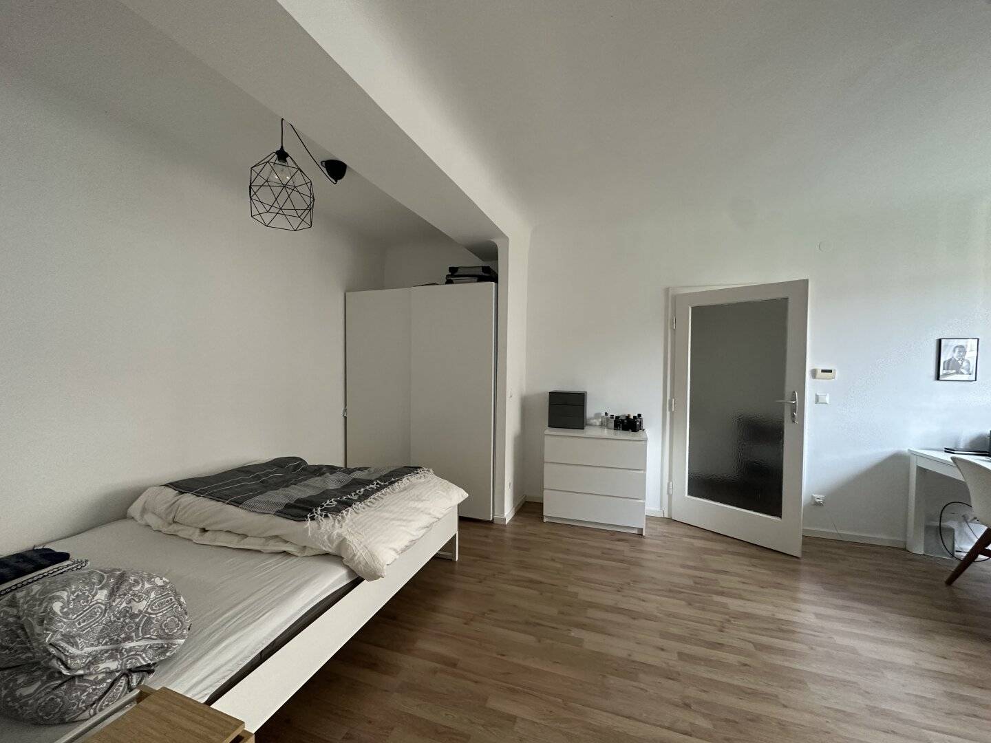 Temporarily rented studio with balcony