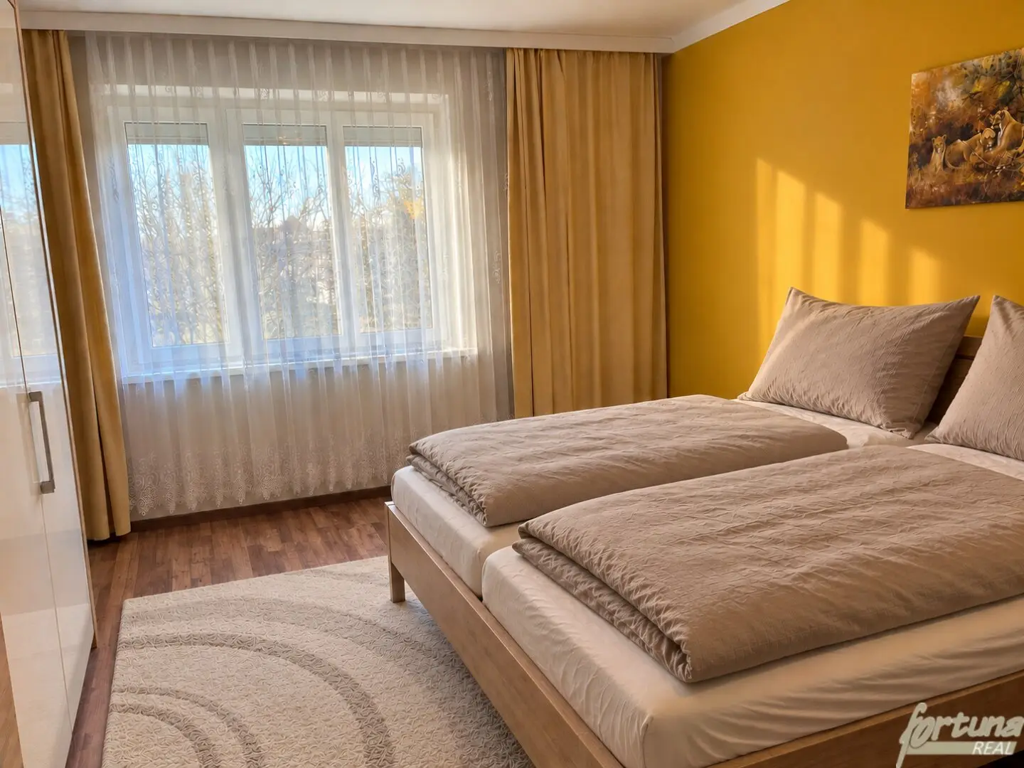 Affordable renovated 3-room apartment with southwest balcony and green view – quiet and close to the center in Bad Radkersburg | Thermal spa nearby