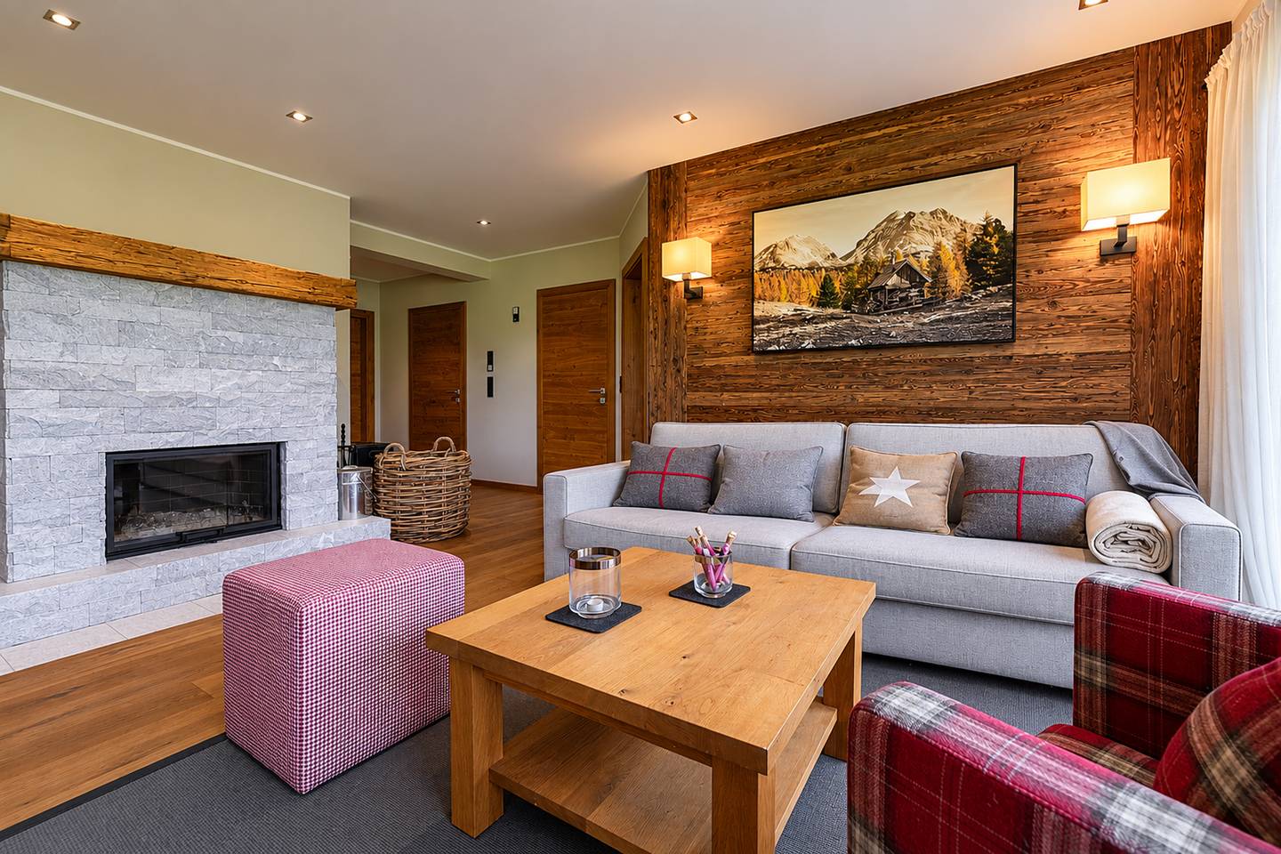 Wohnung mit Panoramablick und Pistenzugang