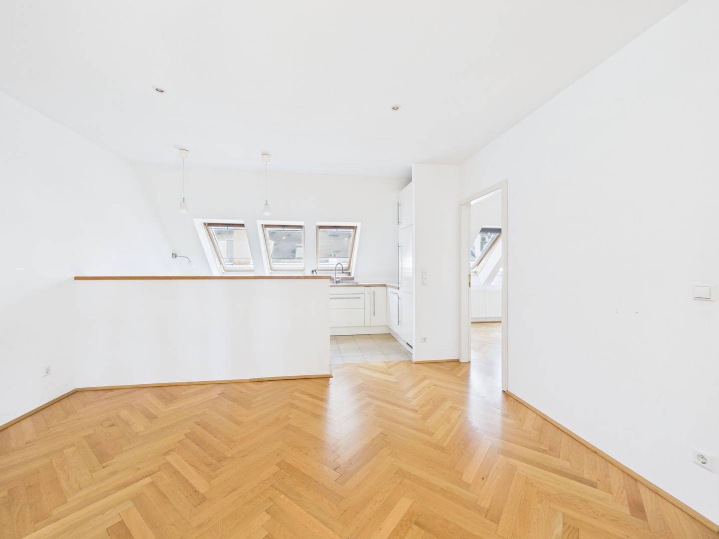 Bright penthouse with terrace near Stadtpark