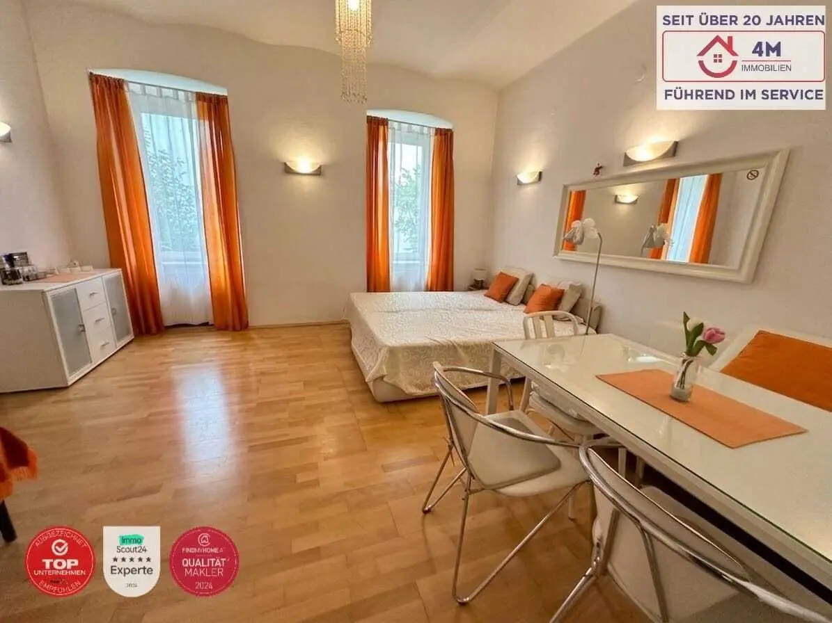 Charmanter Erdgeschoss-Altbau in absoluter Hofruhelage nahe Schönbrunn – 2-Zimmer-Wohnung in 1150 Wien