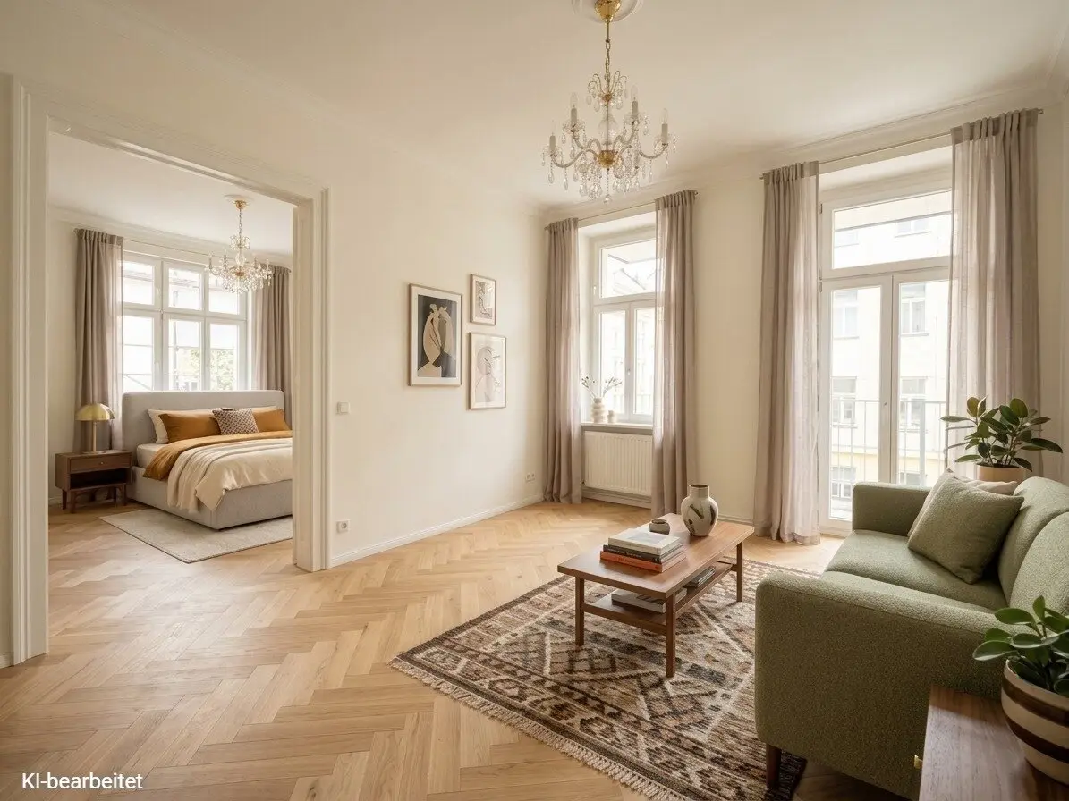 Stylish period apartment with generous balcony