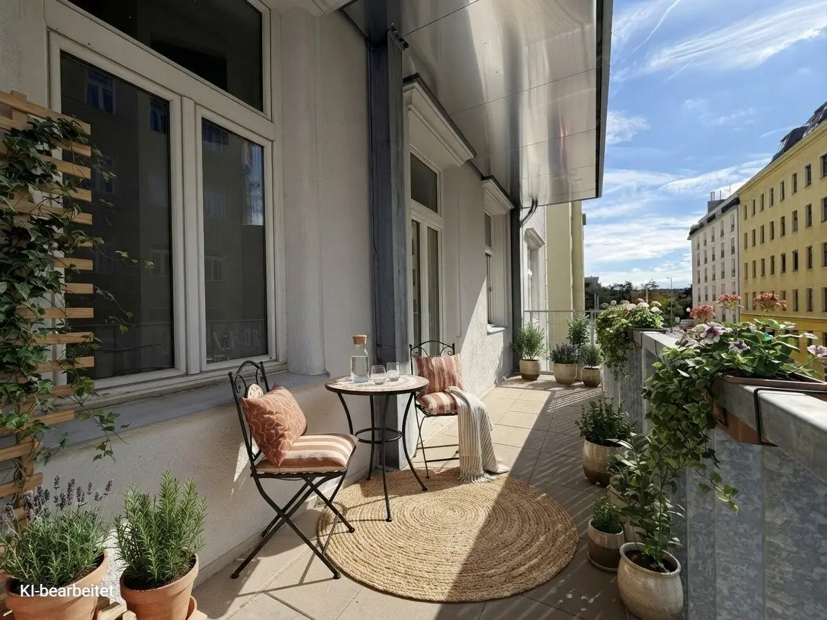 Stilvoller Altbau mit großzügigem Balkon