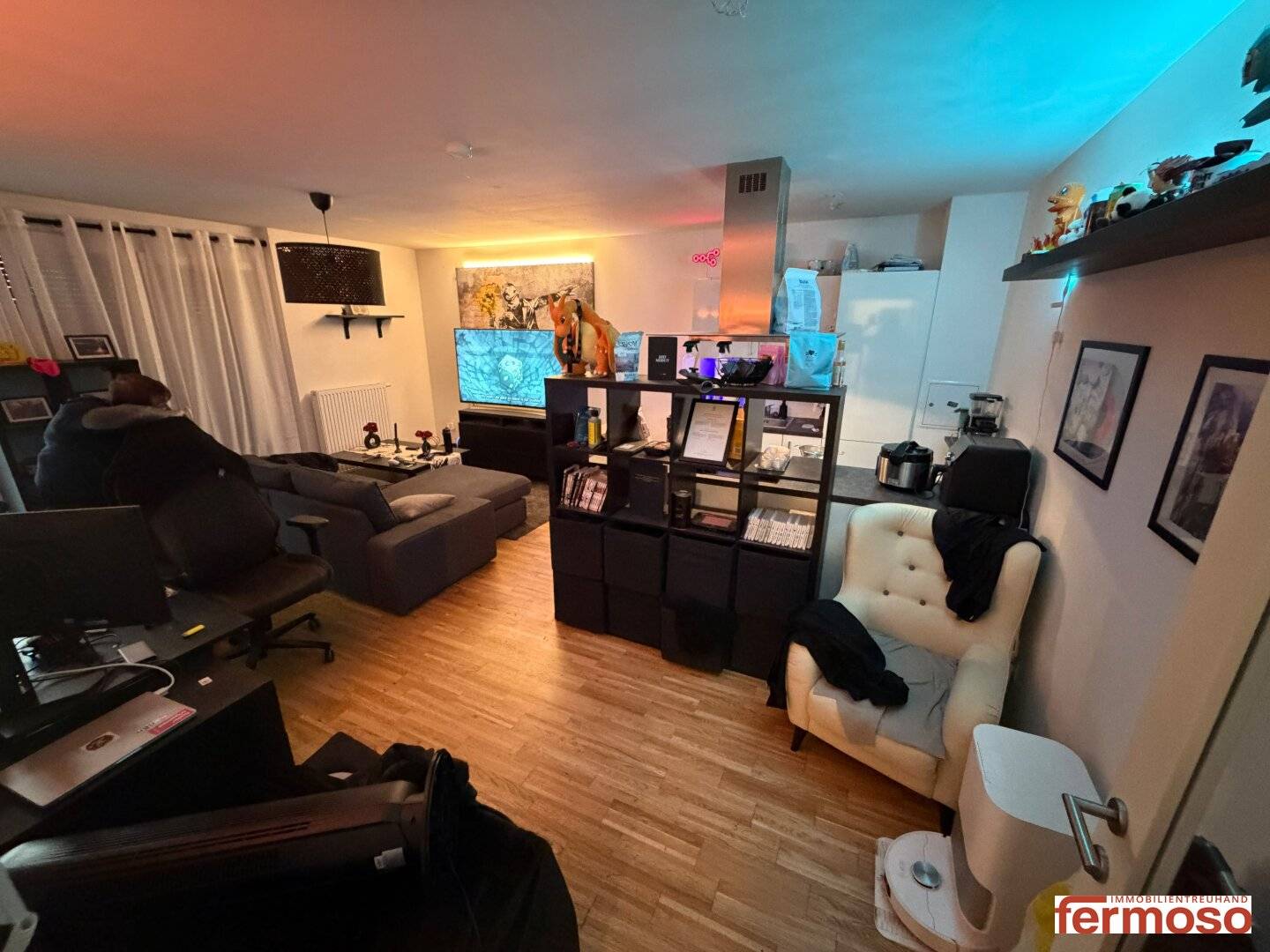 Bright 2-room garden apartment on ground floor, 54m², fitted kitchen, underfloor heating, 1210 Vienna, rent €1,049