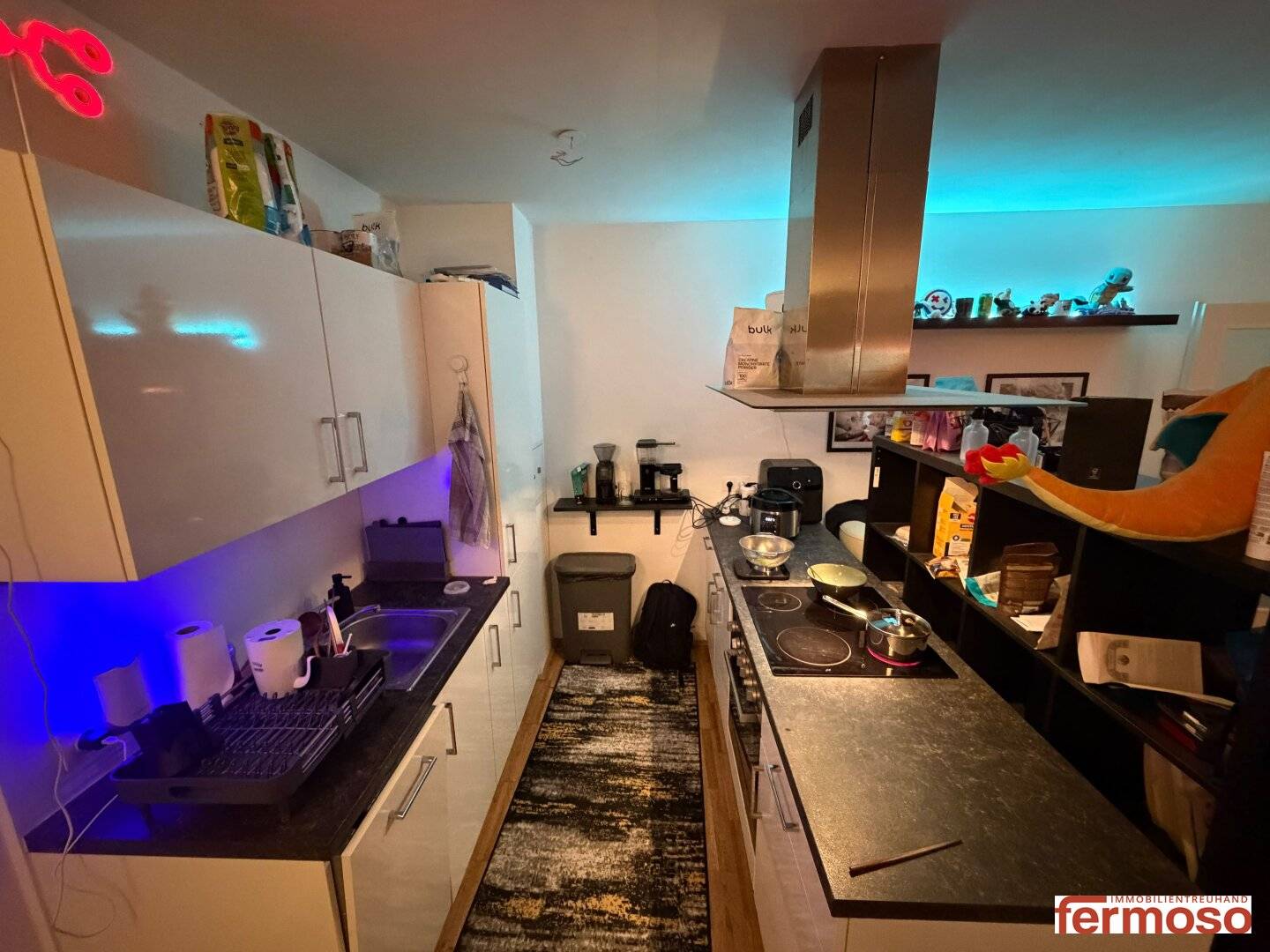 Bright 2-room garden apartment on ground floor, 54m², fitted kitchen, underfloor heating, 1210 Vienna, rent €1,049