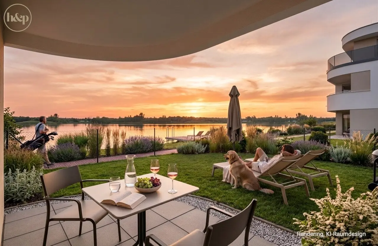 Besonderes Wohneigentum: Am See und Golfplatz nahe Wien