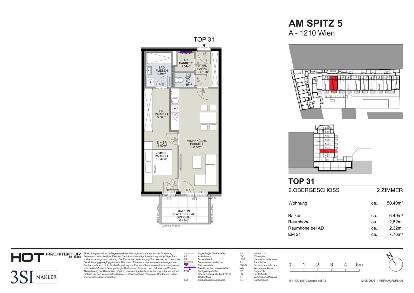 Am Spitz 5: Thoughtful floor plan with southwest balcony
