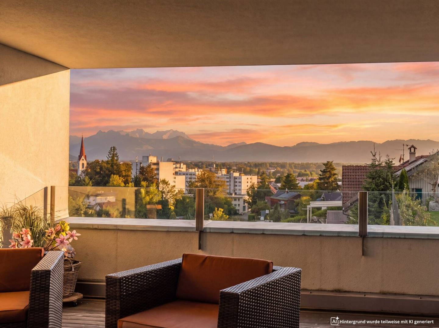Dornbirn: Ca. 130 m² Wohnfläche, 4 Zimmer, traumhafter Weitblick und große Terrasse mit Garten!
