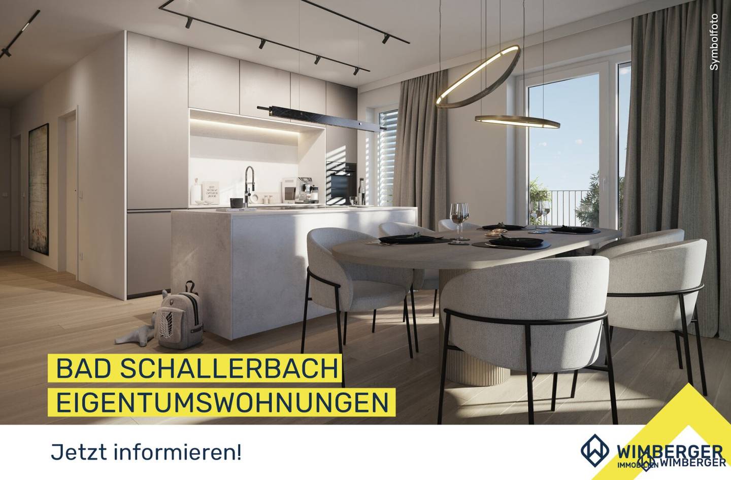 Moderne 3-Zimmer-Wohnung mit Balkon &amp; 2 Stellplätzen in Bad Schallerbach / Erstbezug!
