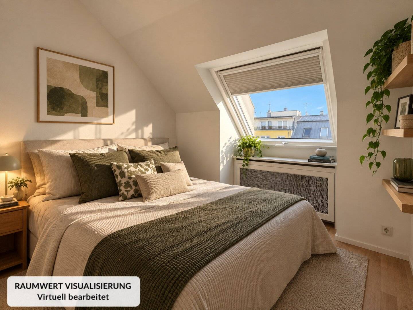 Attic apartment near Brunnenmarkt | approx. 44 m² living area | 2 rooms | 5th floor with elevator | Fitted kitchen | Good public transport connections