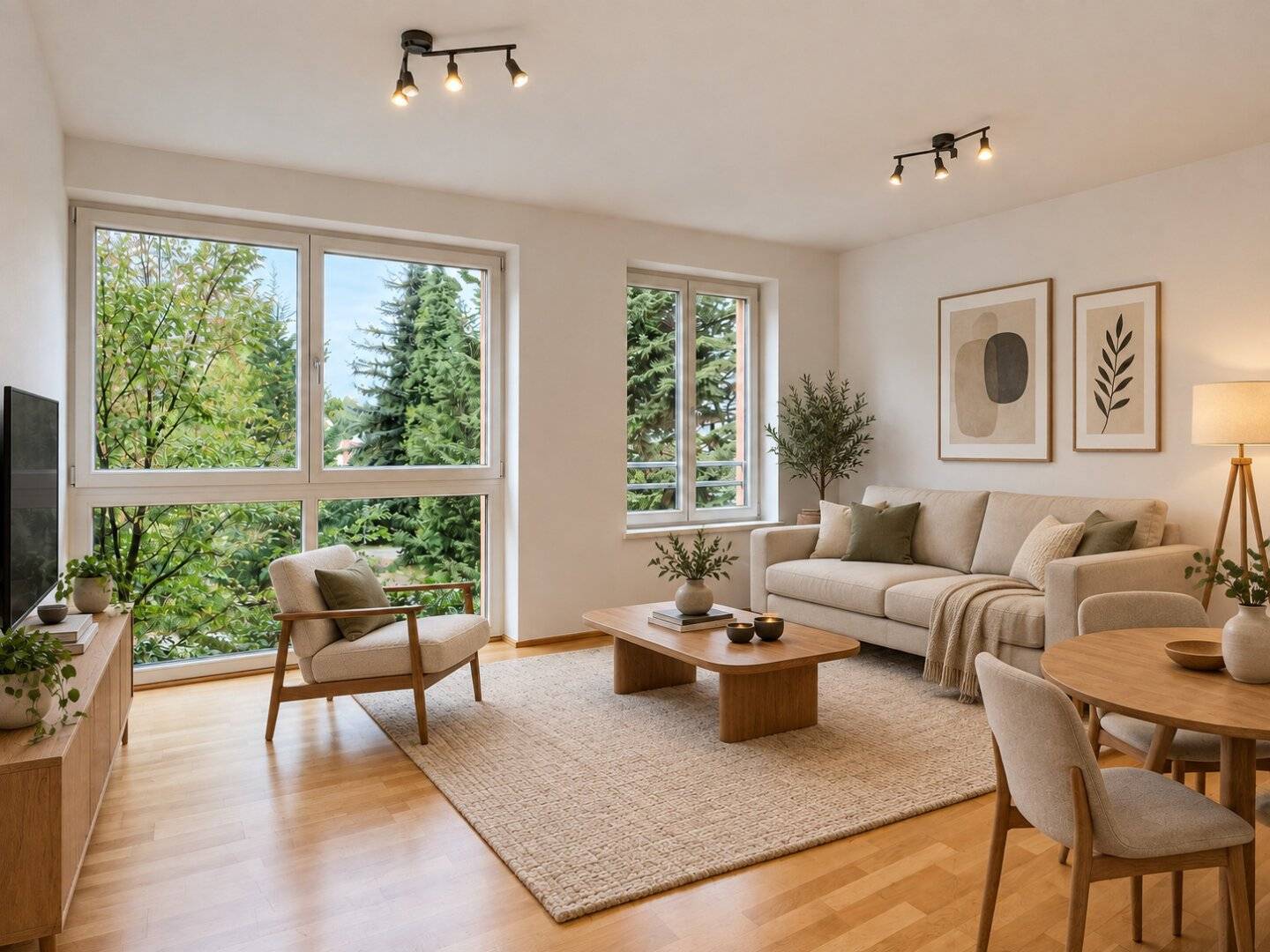 Quiet 2-room apartment with view of greenery near Schönbrunn