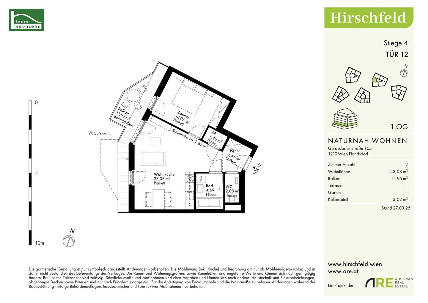 For investors (net price) - great investment apartment with balcony, ample space, geothermal heating and all commission-free