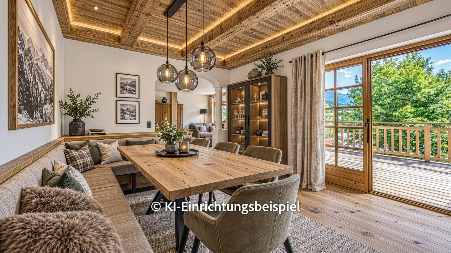 Wohnung mit Terrasse und Blick auf Hahnenkamm