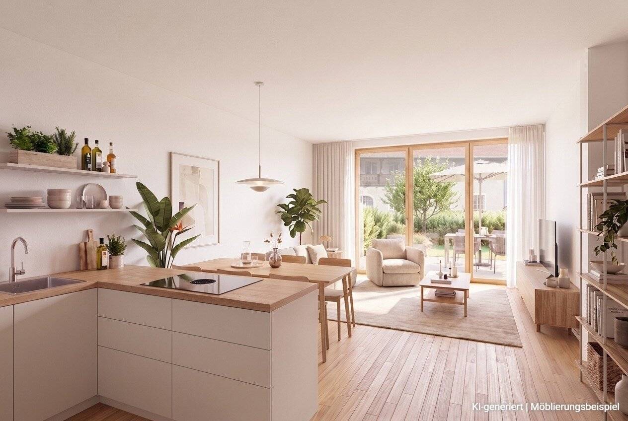 Family-friendly 3-room garden apartment with southeast orientation | TOP B08 | Zentrum Zams
