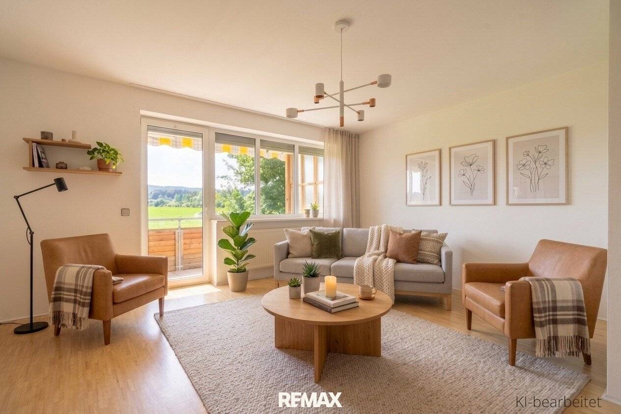 Sunny 3-room apartment in Lochen am See on the ground floor