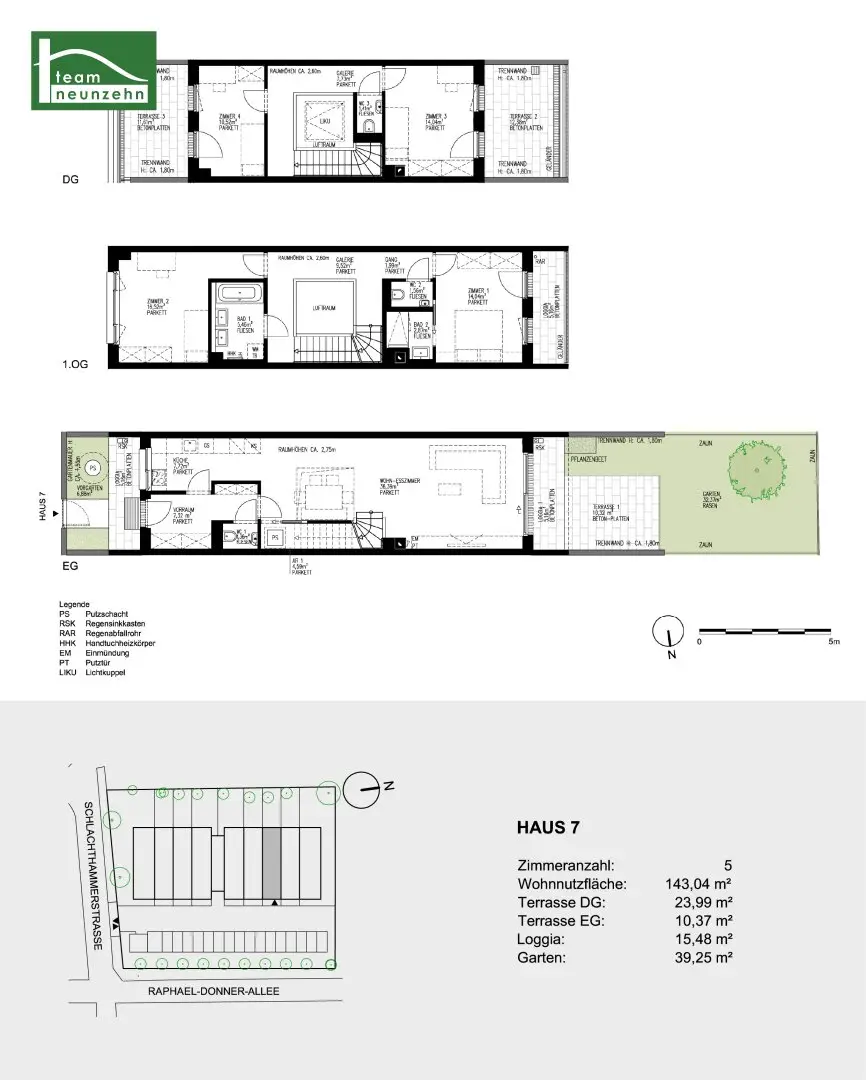 Exclusive terraced houses between nature and city: Treat yourself and your family to this luxury