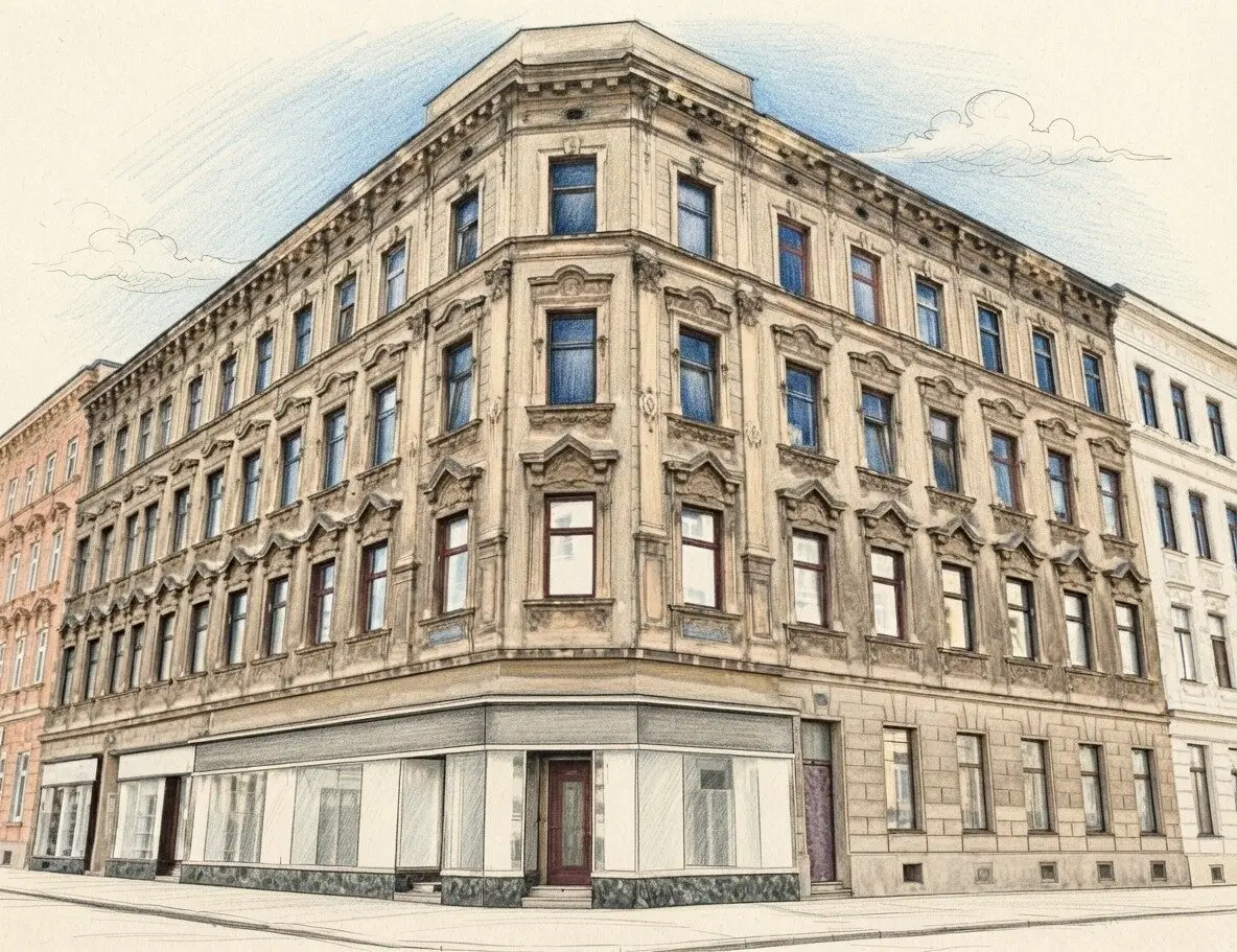 Great corner rental building with high vacancy and approved expansion potential – 1160 Wien