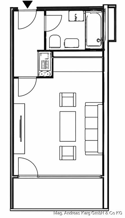 Grundriss (Vergleichswohnung)