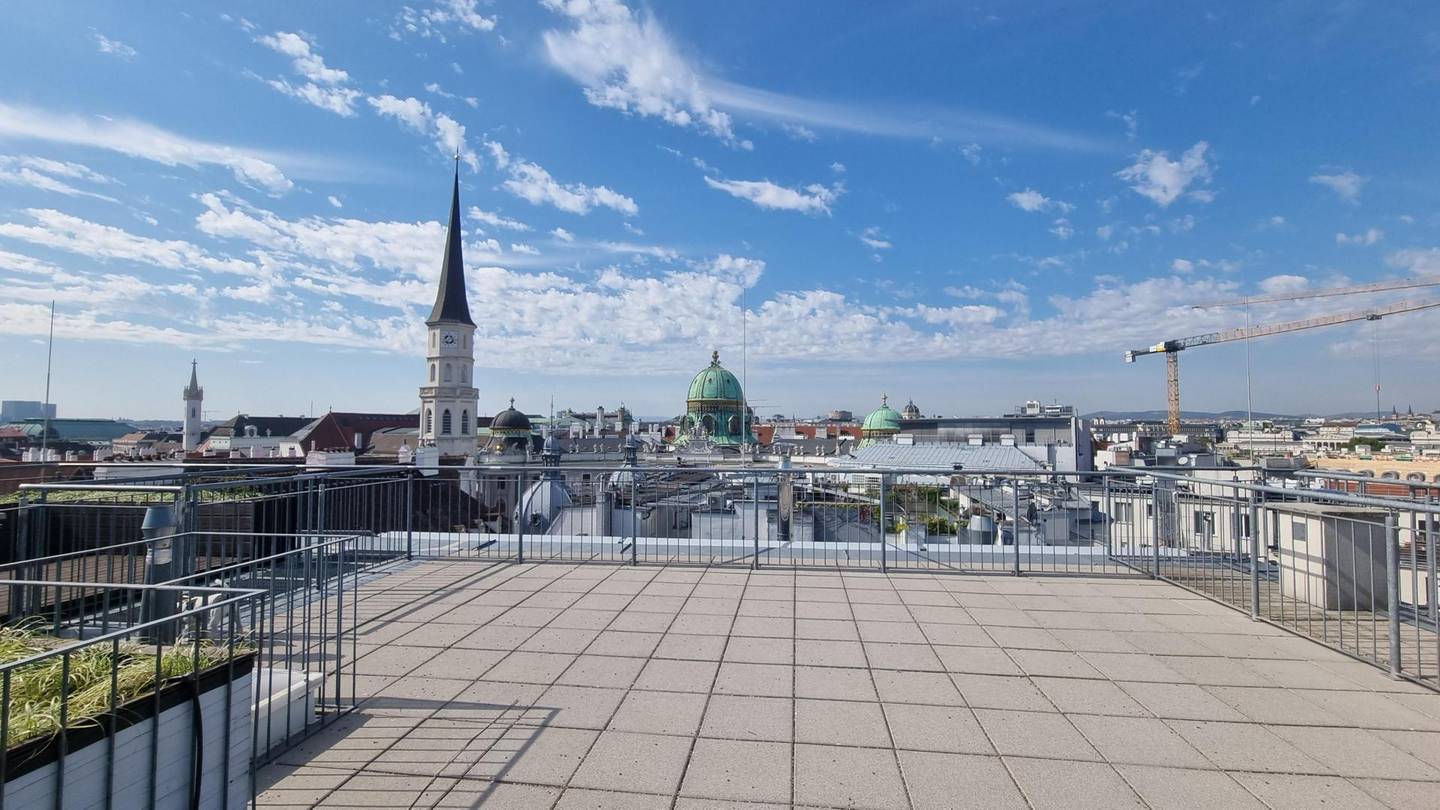 Dachgeschosswohnung with roof terrace at Kohlmarkt