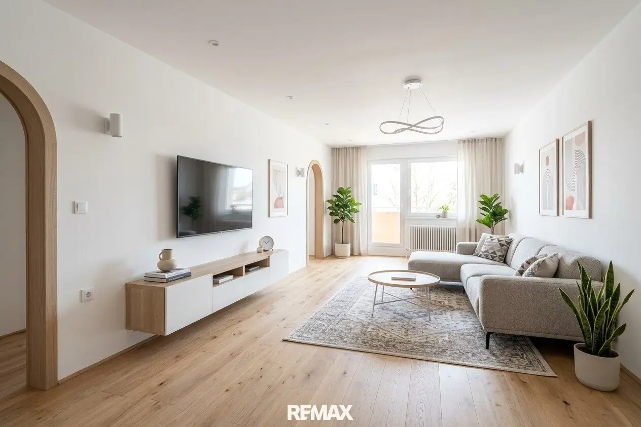 Bright 3-room apartment with loggia in 1200 Vienna, suitable for flatshare