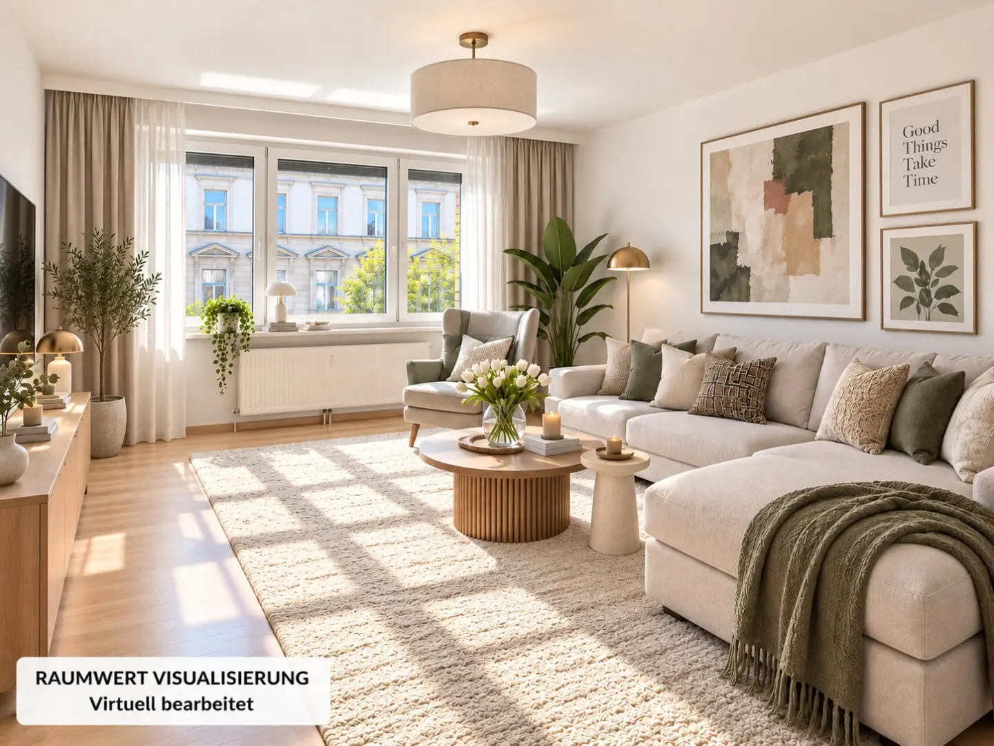 RENOVIERTE 3-ZIMMER-WOHNUNG | ca. 68m² WFL | 5. Liftstock | Gartennutzung