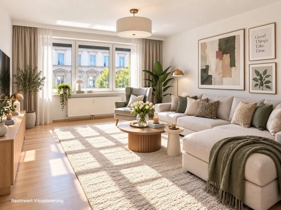 RENOVATED 3-ROOM APARTMENT | approx. 68 m² living space | 5th floor with lift | Garden use