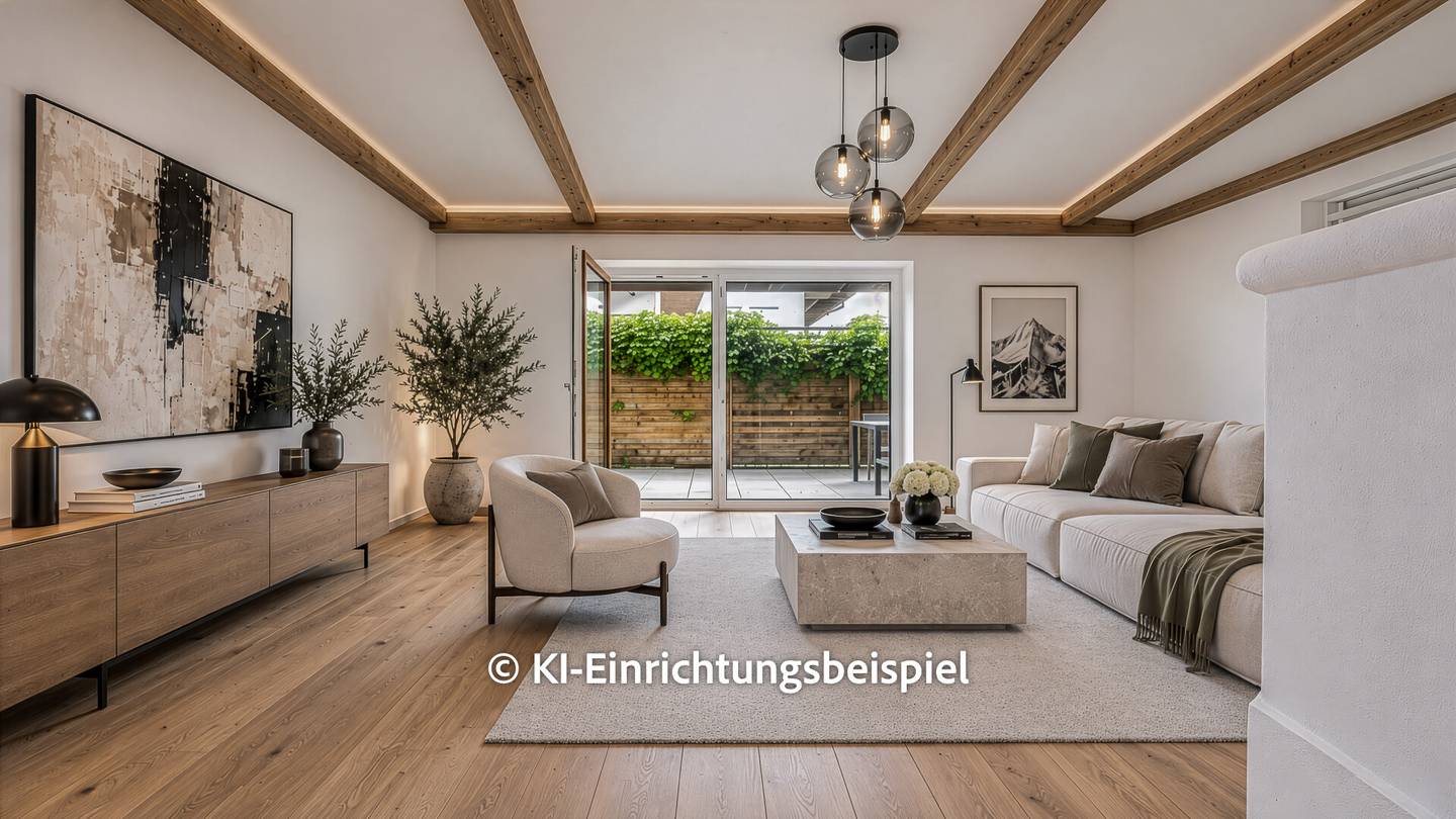 Renditeobjekt - Gartenwohnung in Ruhelage mit Blick aufs Kitzbüheler Horn