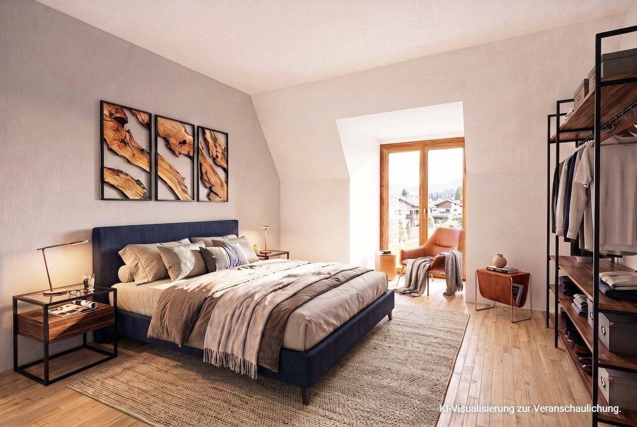 Like-new 3-room apartment with terrace and mountain view | TOP B27 | Zams center