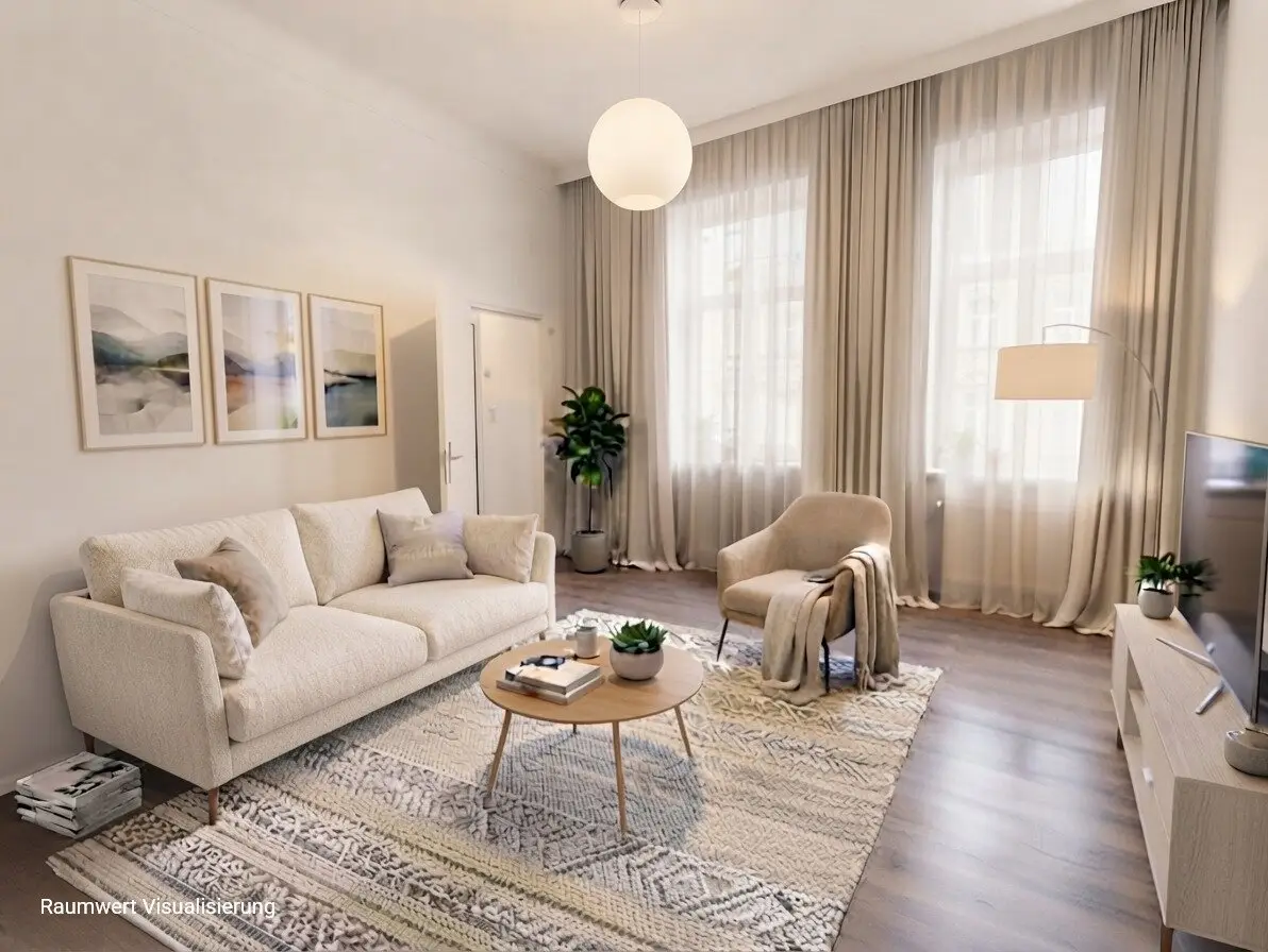 P R E I S H I T - CHARMANTE 2-ZIMMER-ALTBAUWOHNUNG | 2 Zimmer | ca. 36 m² | Komplett saniert