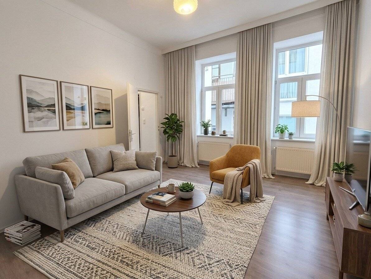 P R E I S H I T - CHARMANTE 2-ZIMMER-ALTBAUWOHNUNG | 2 Zimmer | ca. 36 m² | Komplett saniert