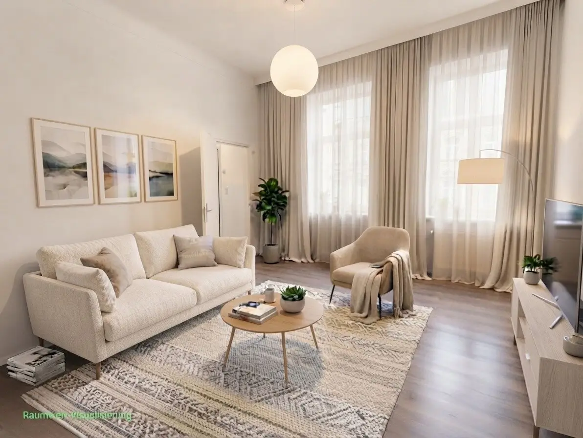 PRICE HIT - CHARMING 2-ROOM OLD BUILDING APARTMENT | 2 rooms | approx. 36 m² | Completely renovated