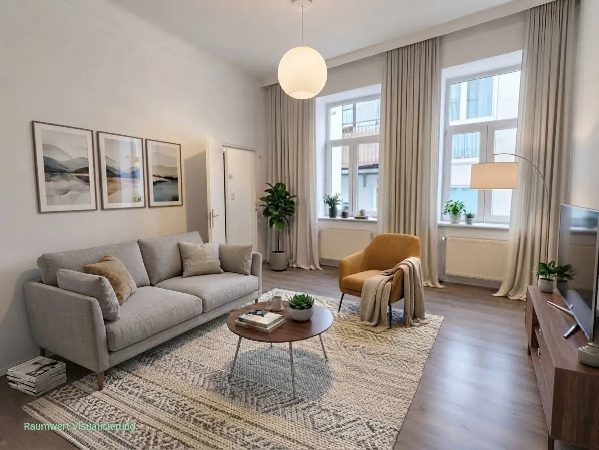 PRICE HIT - CHARMING 2-ROOM OLD BUILDING APARTMENT | 2 rooms | approx. 36 m² | Completely renovated