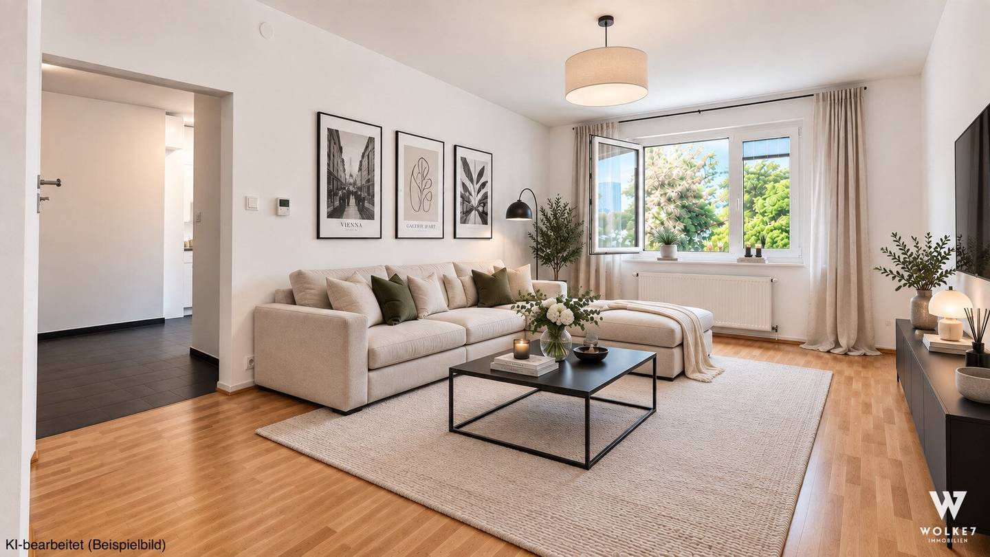 Renovierte 3-Zimmer-Wohnung mit Balkon &amp; Grünblick I hell, ruhig und Nahe U3 I Garagenplatz anmietbar