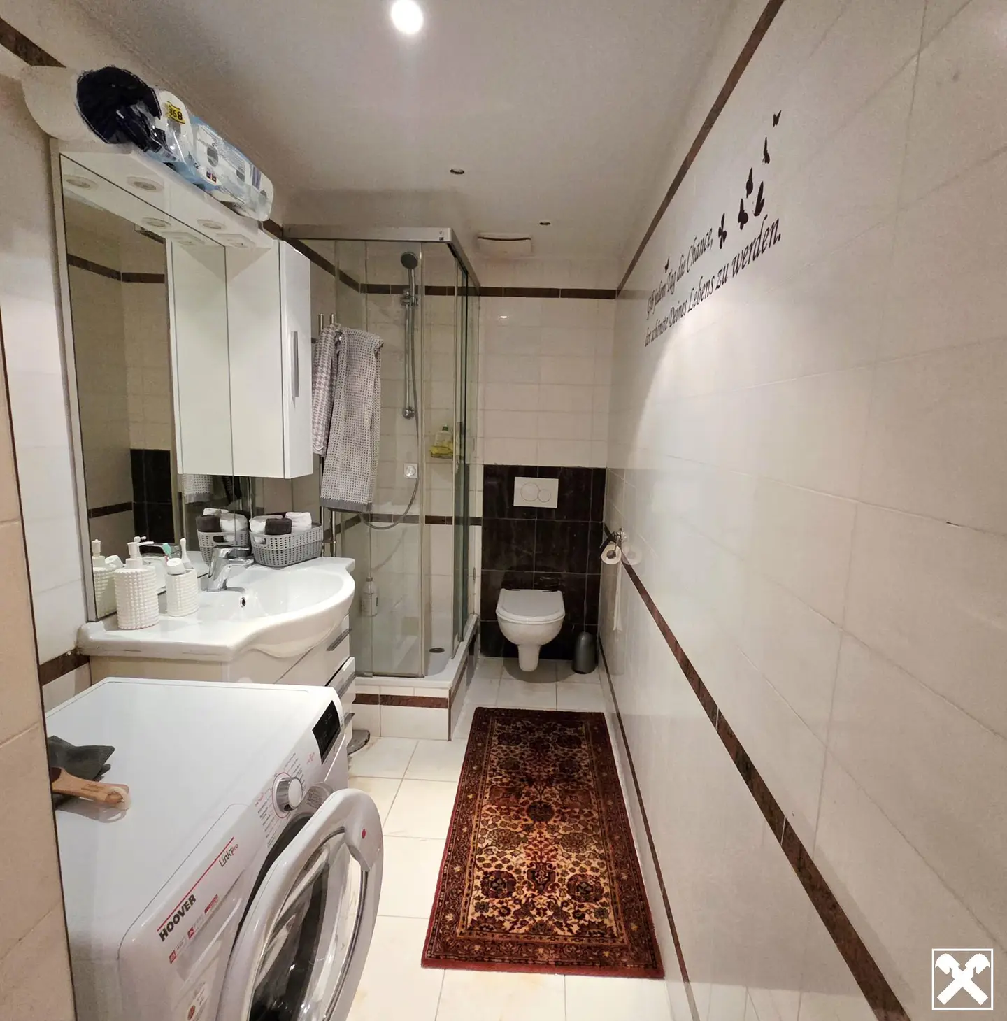 Apartment with sauna and lift in central quiet location