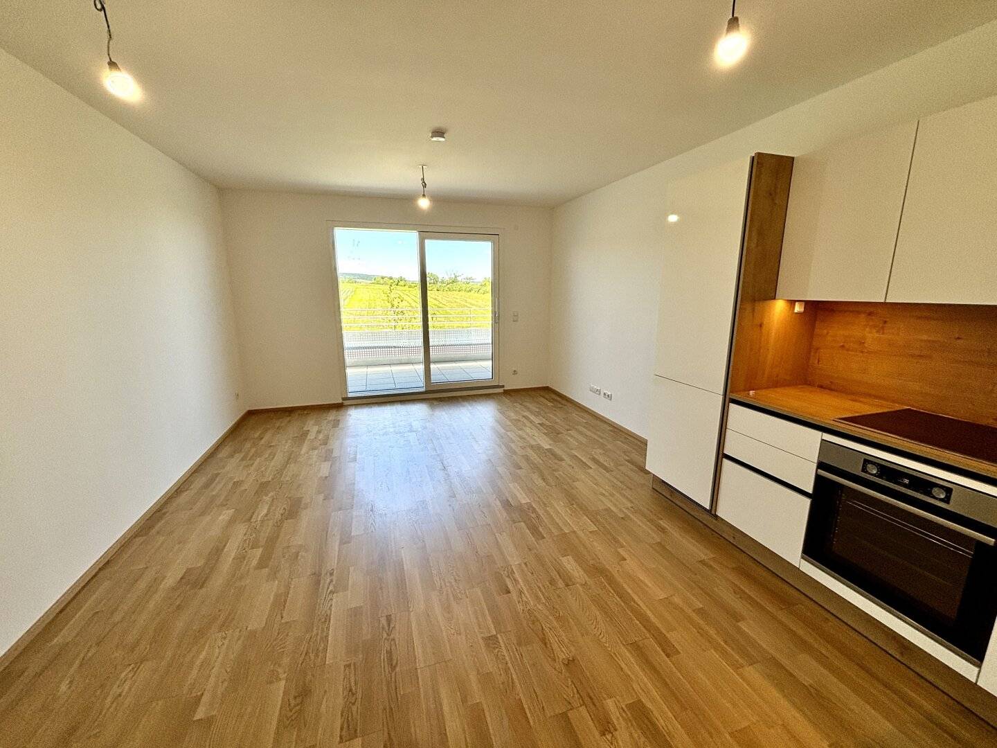 Modern rental apartment with garden use and balcony in quiet location in Breitenbrunn