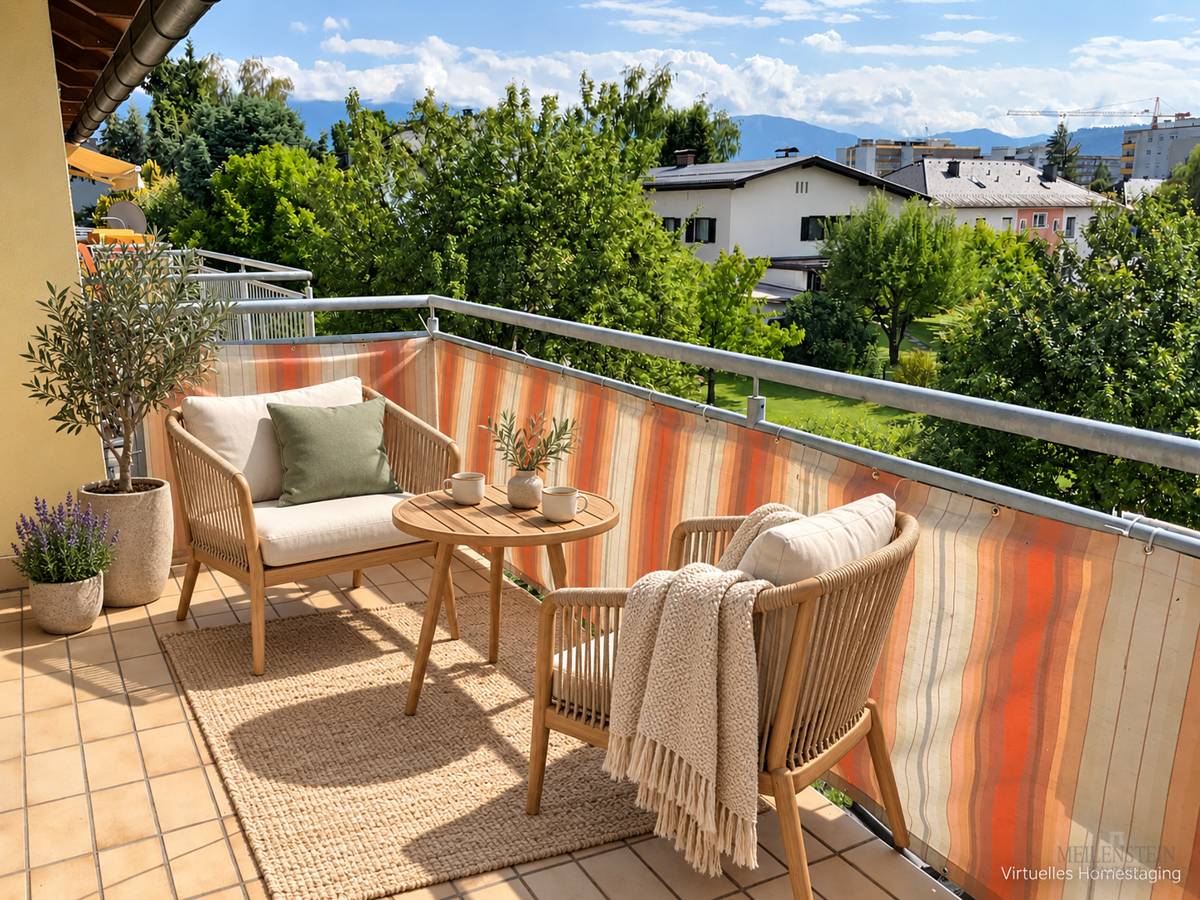 Zentrumsnahe Wohnung mit Terrasse und Stellplatz