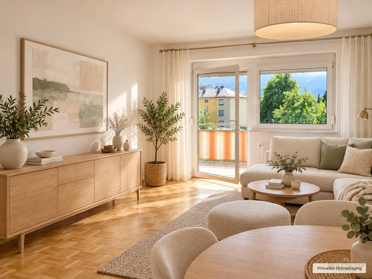 Zentrumsnahe Wohnung mit Terrasse und Stellplatz