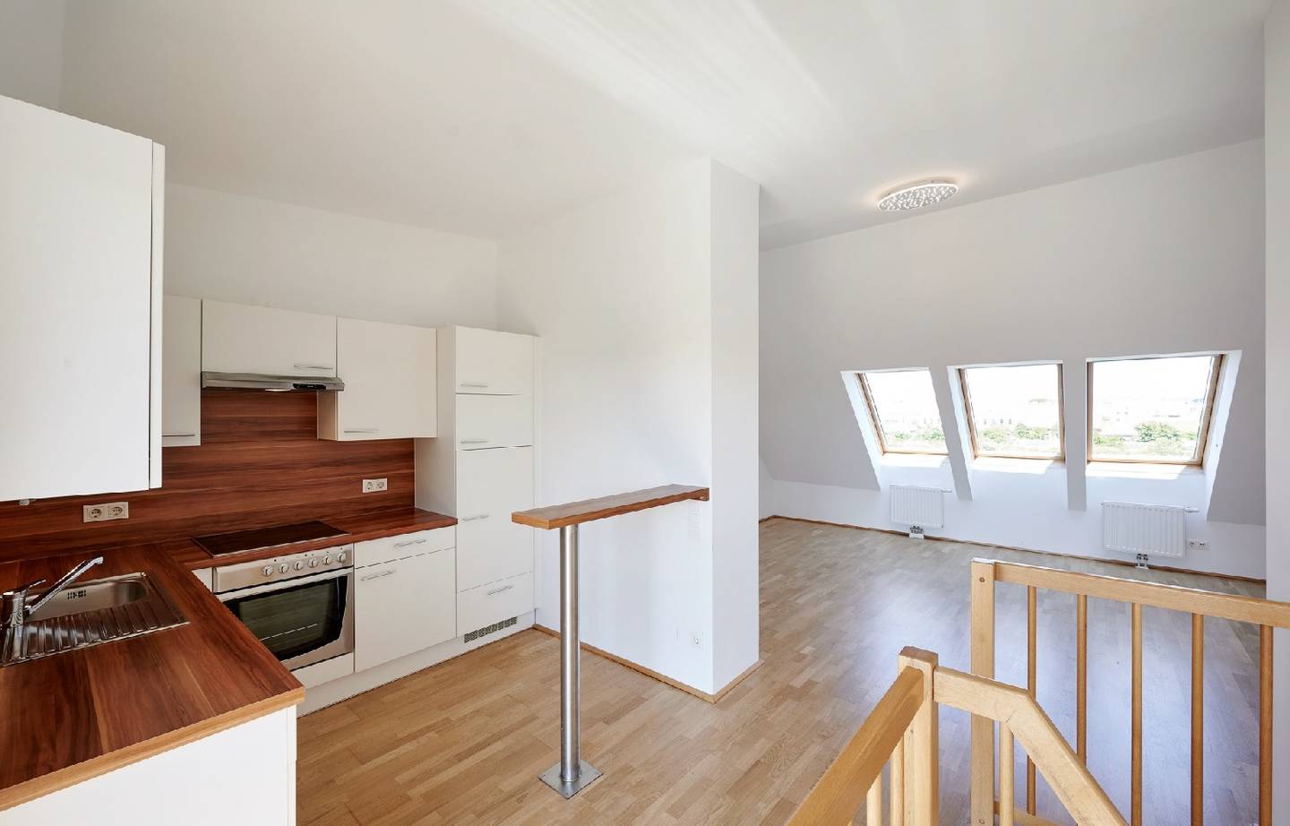 Dachgeschosswohnung with two terraces near Herderpark