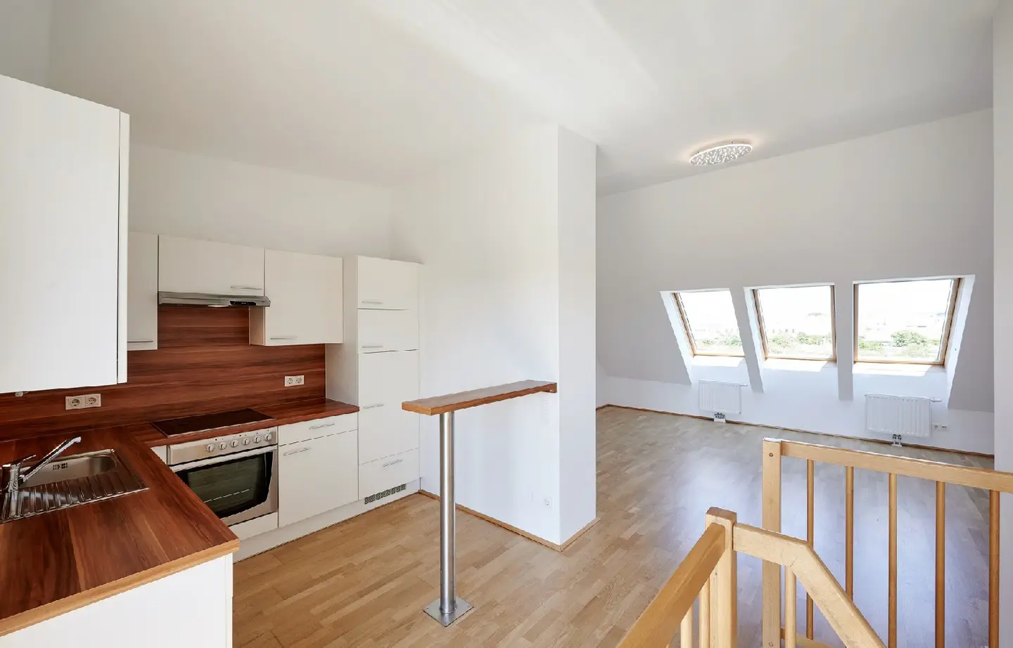 Dachgeschosswohnung with two terraces near Herderpark