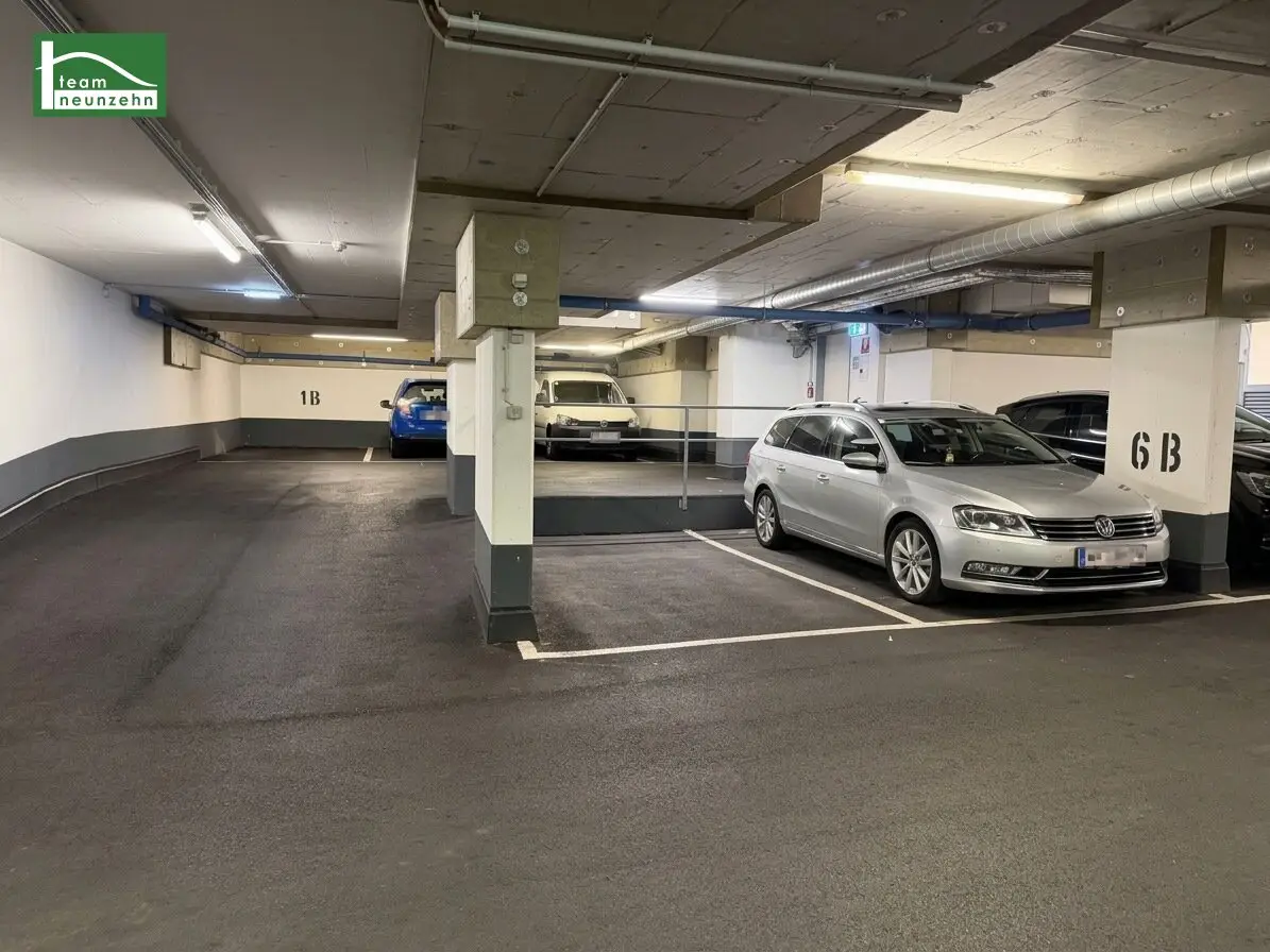 Sofort nutzbare Tiefgaragenstellplätze in toller Lage beim Meiselmarkt (U3 - Johnstraße/Schweglerstraße) mit günstigen Betriebskosten