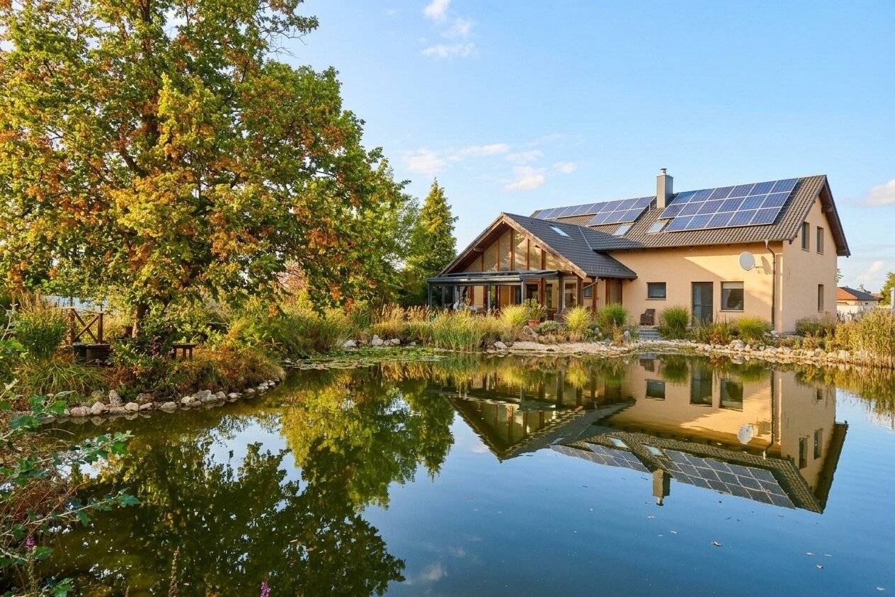 Wohnen im Grünen mit eigenem Teich - Großzügiges Wohnanwesen auf fast 5.000 m²