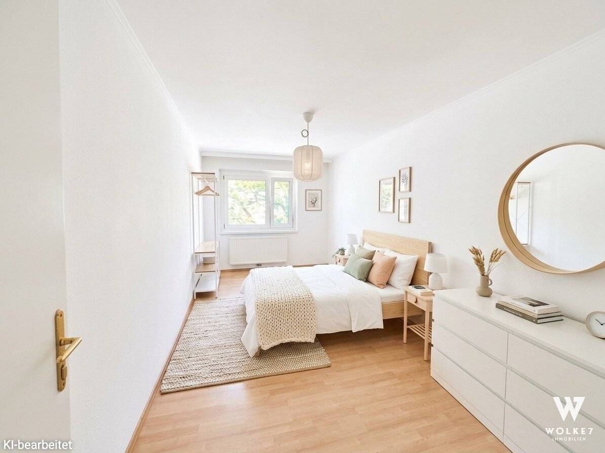Gepflegte 3-Zimmer-Wohnung mit Loggia in ruhiger Lage nahe Hanusch Krankenkhaus