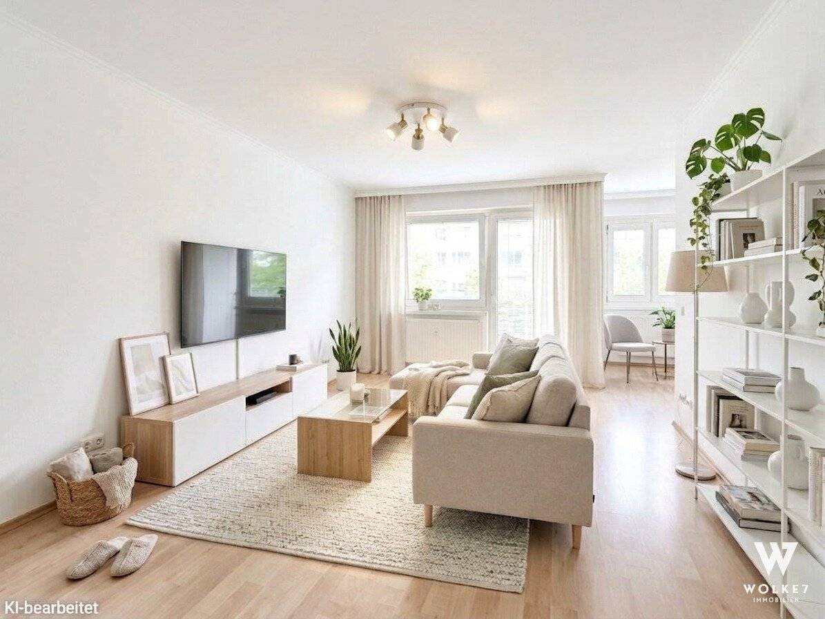 Gepflegte 3-Zimmer-Wohnung mit Loggia in ruhiger Lage nahe Hanusch Krankenkhaus