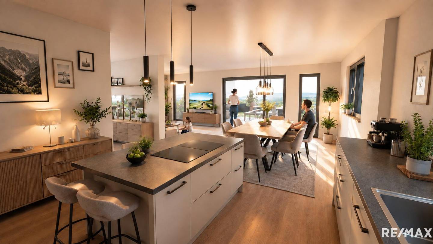 Neubau Familienwohnung mit privatem Garten