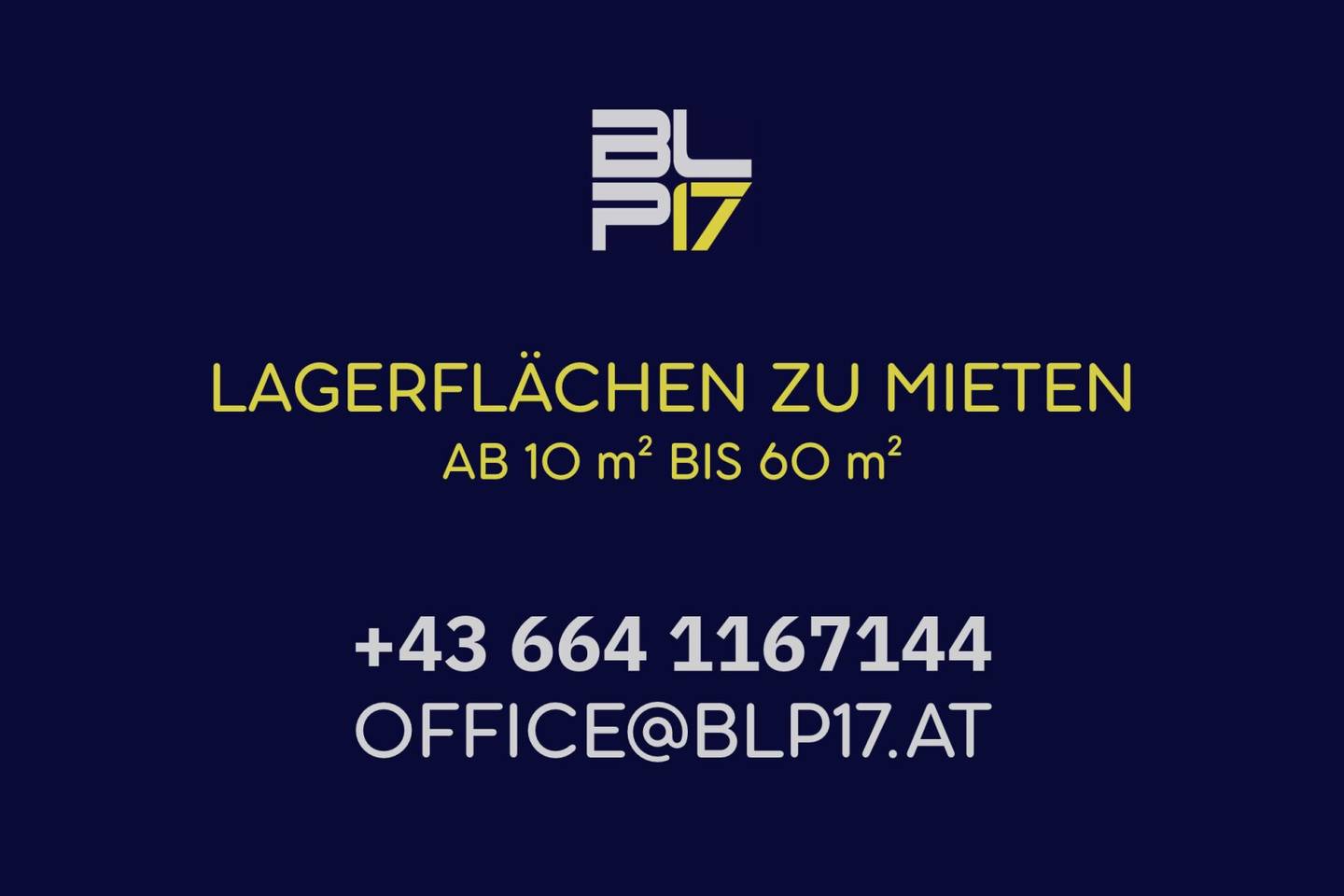 Lagerflächen diverse Größen zu Mieten!