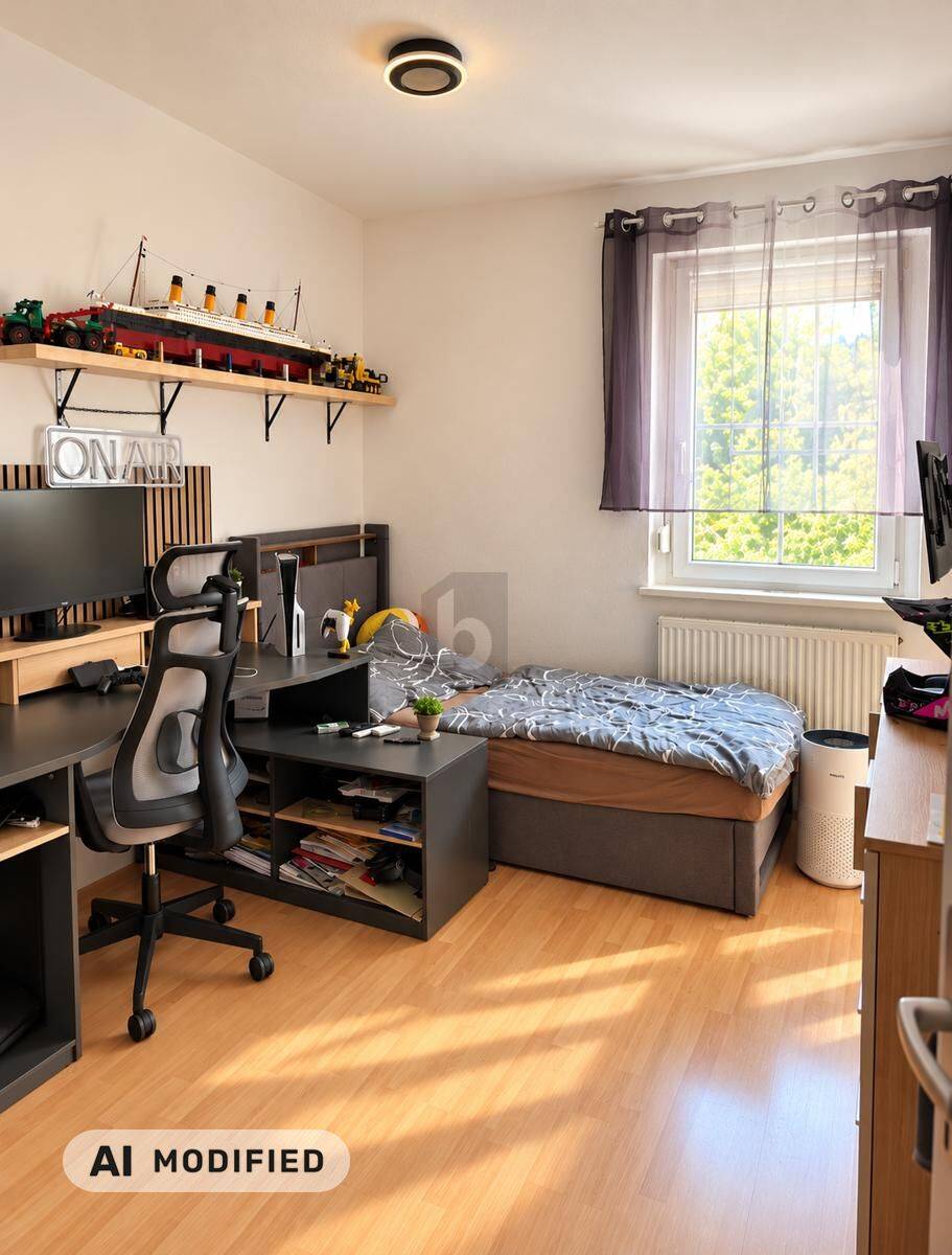 Erdgeschosswohnung mit Garten und Holzofen