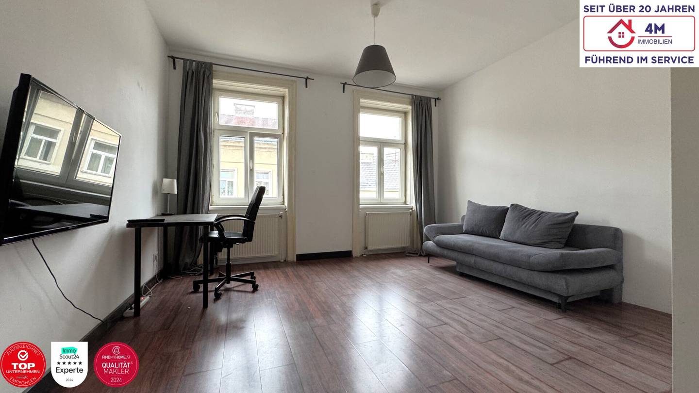 Top location in the 3rd district: Charming 3-room period apartment ideal for shared flat